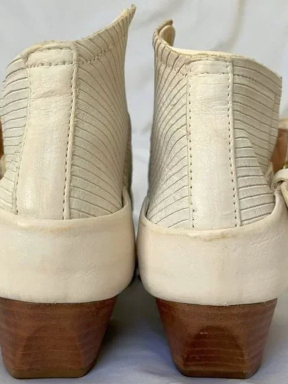 A.S.98 Airstep Lucus Sandals – Off White Metallic – Size 7.5 / EU 38 – EUC - Picture 7 of 16